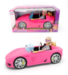 Mamido Panenka Sasha 29 cm, Autíčko Cabriolet růžové MT1612