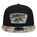 New Era Pánská kšiltovka Los Angeles Chargers NFL 2021 On-Field Salute to Service 59FIFTY Fitted Velikost: 7 1/4