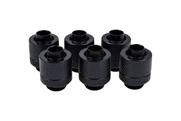 Alphacool Eiszapfen 13/10mm černá / Šroubení / G1/4" / 6 ks (17228)