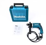 Makita HP1630K / Příklepová vrtačka s kufrem / 710W / Rychlosklíčidlo 1.5-13mm (HP1630K)