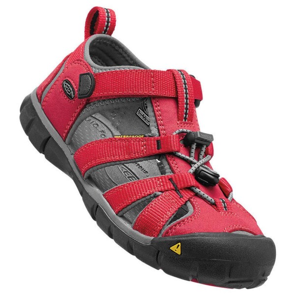 Dětské sandály SEACAMP II CNX, racing red/gargoyle, Keen, 1014470, červená - 24