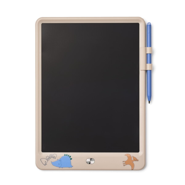 LIEWOOD Magnetický LCD kreslící tablet Zora Dino Roar, krémová barva, plast
