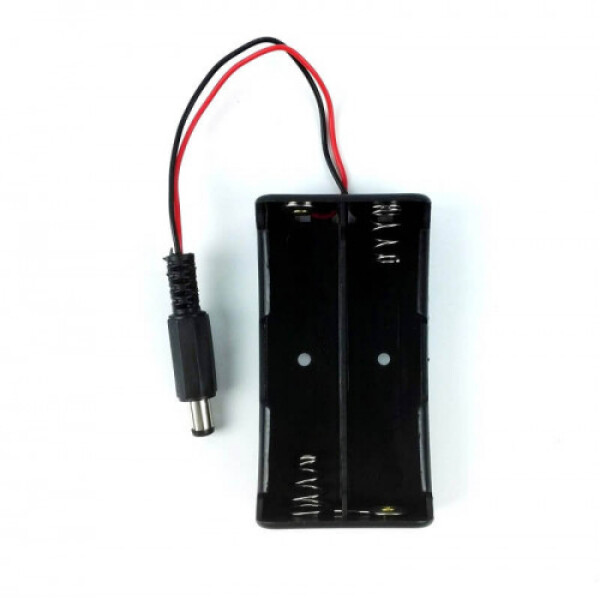 Bateriový box na dvě baterie AA s konektorem DC - 5,5 x 2,1 mm