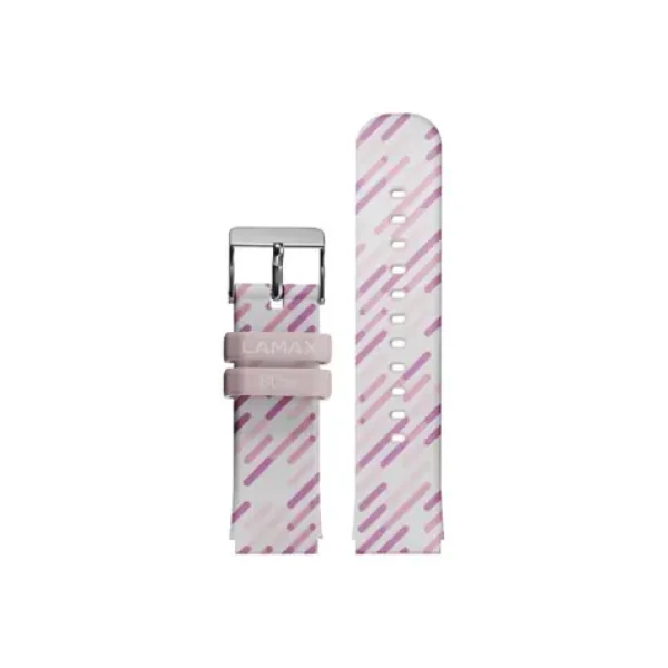 LAMAX LMXBCOOLSTRAPPISTRIP Náhradní řemínek růžová s pruhy / pro LAMAX Bcool (LMXBCOOLSTRAPPISTRIP)
