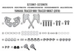 D2139Kit montážní sada Yamaha MT-09 Tracer 900/900GT 850 (18-20) pro plexi 2139DT