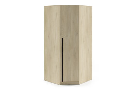 Rohová šatní skříň Braga BR4 Barva korpusu: Dub Cremona, Úchytky: Kovové