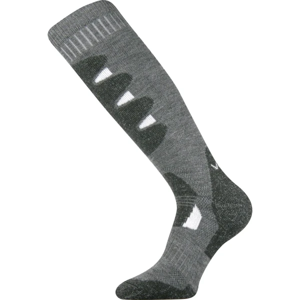 VOXX Podkolenky zimní thermo STABIL z merino se stříbrem SVĚTLE ŠEDÉ 35-38 106937
