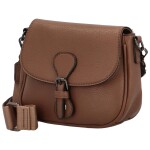 Trendy dámská koženková crossbody kabelka Bindi, taupe