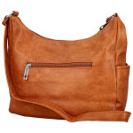 Módní dámská koženková crossbody kabelka Mayra, koňaková