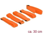 Delock Hook-and-loop fasteners L 300 mm x W 20 mm 5 pieces with loop orange 18707