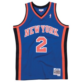 Mitchell & Ness Pánský dres New York Knicks NBA Larry Johnson #2 1998-99 Swingman - Modrá Velikost: S