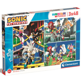 Clementoni Puzzle Sonic 3x48 dílků - Clementoni