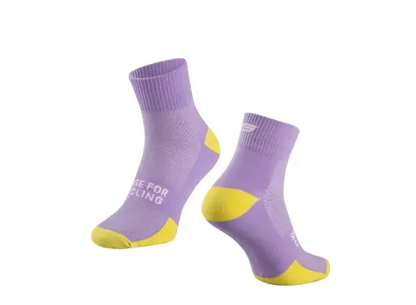 Force ponožky EDGE fialovo-fluo - Force Edge ponožky fialová/fluo vel. L-XL (42-46)