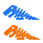 Mamido Skládací dinosaurus antistresová hračka 3D