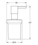 GROHE - QuickFix Start Dávkovač mýdla, sklo/chrom 41188000