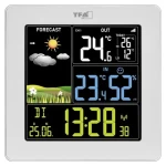 TFA 35.1174.02 SUN 2 bílá / Domácí meteostanice / Vnitřní a venkovní teplota a vlhkost / DCF hodiny / Dosah 100 m