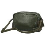 Trendy dámská koženková crossbody kabelka Coveri Darcy, tmavě zelená