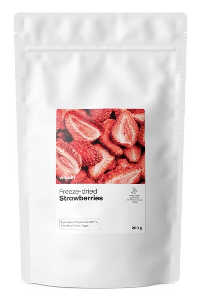 Vilgain Lyofilizované jahody – 200 g