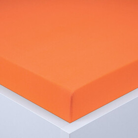 Napínací prostěradlo jersey EXCLUSIVE oranžové