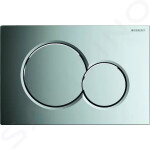 GEBERIT - Kombifix Modul pro závěsné WC s tlačítkem Sigma01, lesklý chrom + Duravit ME by Starck - WC a sedátko, Rimless, SoftClose 110.302.00.5 NM2