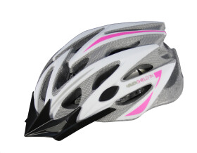 Přilba HAVEN Shield-ON white/pink (Barva bílá/růžová, velikost S/M) - 2013