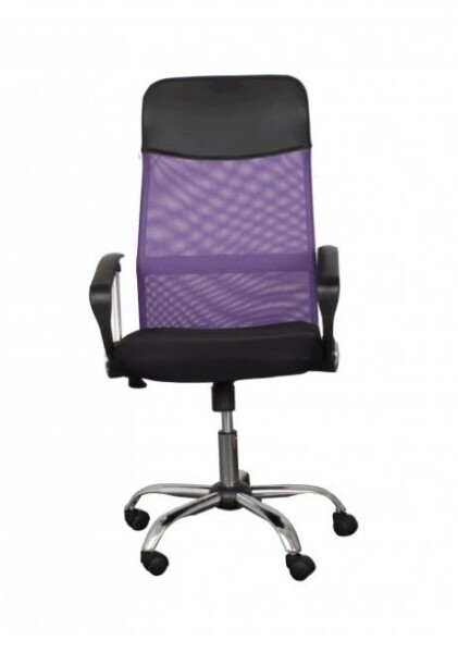 BRADOP Kancelářská židle černá ZK07 TABOO - fialová VARIANTA PROVEDENÍ: FIALOVÁ