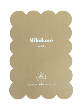 Be Nice EKO Milníkové kartičky béžové