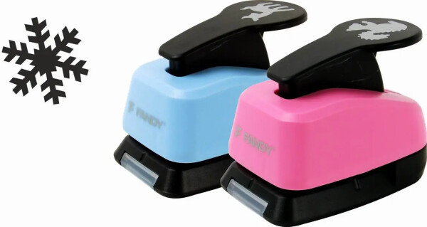 Děrovačka dekorační 25mm - Vločka 118