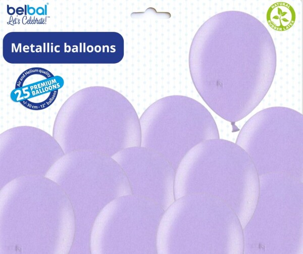 Balónky levandulové metalické - 076 LAVENDER - 50 ks - Belbal Balónky levandulové metalické - 076 LAVENDER - 50 ks - Belbal