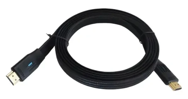 Kabel HDMI 2.1 plochý černá / Kabel HDMI / 3 m (AKTBXVH21FLAT30)