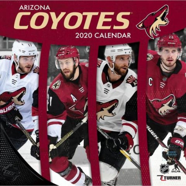 JF Turner Kalendář Arizona Coyotes NHL 2020 Wall x