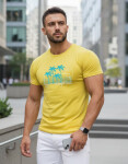 Pánské tričko s potiskem classic yellow FashionStreet NX5020R L