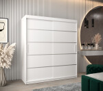 Šatní skříň Abi V1 Barva korpusu: Černá, Rozměry: 120 cm, Dveře: Dub artisan