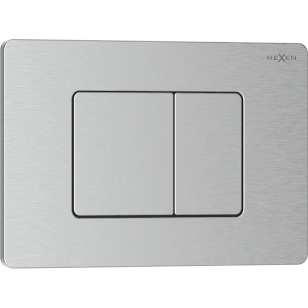 MEXEN - Tex 05 splachovací tlačítko, inox 6105-10