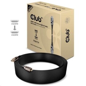 Club3D Prodlužovací kabel HDMI 2.0 UHD / aktivní optický / HDR 4K 60Hz / M-M / 50m (CAC-1391)
