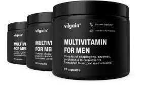 Vilgain Multivitamin pro muže – 3× 90 kapslí