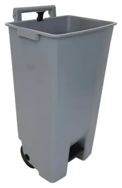 DENOX Nádoba k odpadkovému koši 23410 šedá / 80 l / Tříděný odpad