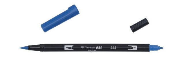 Tombow Oboustranný štětcový fix ABT - ultramarine