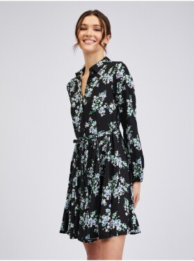 Orsay Černé dámské květované šaty dámské