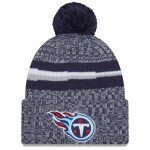 New Era Pánská zimní čepice Tennessee Titans NFL 2023 Sideline Sport Knit
