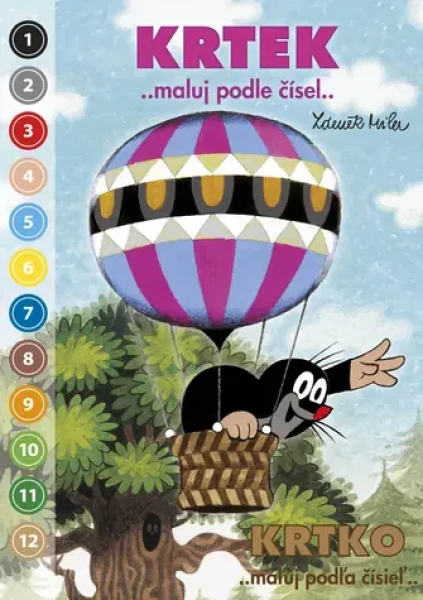 RAPPA Maluj podle čísel Krtek 2