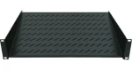 Intellinet police černá / Rack police / 19" / 1U / hloubka 150 mm / nosnost 25 kg / přední montáž (712491)