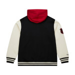 Mitchell & Ness Pánská mikina Chicago Blackhawks NHL Courtside Fleece Button Front Current Logo Velikost: XL