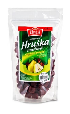 Chytil Chytací pelety s dírou 250g - Máslová hruška 14 mm,Chytil Chytací pelety s dírou 250g - Máslová hruška 14 mm