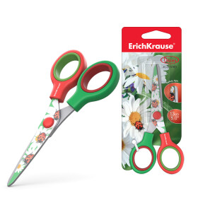 Erich Krause Erich Krause, 14600, nůžky 13 cm, dekor kopretiny/berušky, 1 ks