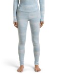 Dámské merino spodky ICEBREAKER Wmns Merino 260 Tech Vertex High Rise Leggings Chillwav, Snow/Zinc Blue/J velikost: XS