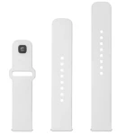 Set silikonových řemínků Fixed Silicone Sporty Strap Quick Release 20mm pro smartwatch, bílý