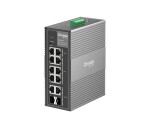 TP-Link OMADA průmyslový switch IES210GPP (8xGbE,2xGbE/SFPcombo,6xPoE+,2xPoE++,240W,DIN,IP40,fanless) EDF_324417