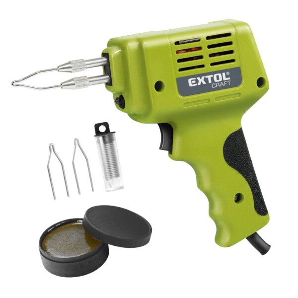 EXTOL CRAFT 9923 Pájka pistolová, 175W, transformátor, sada v kufru