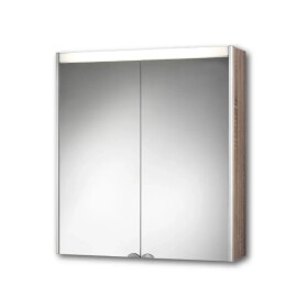 JOKEY DekorALU LS dub lanýž zrcadlová skříňka hliníková 66x72x16cm 124612020-0637